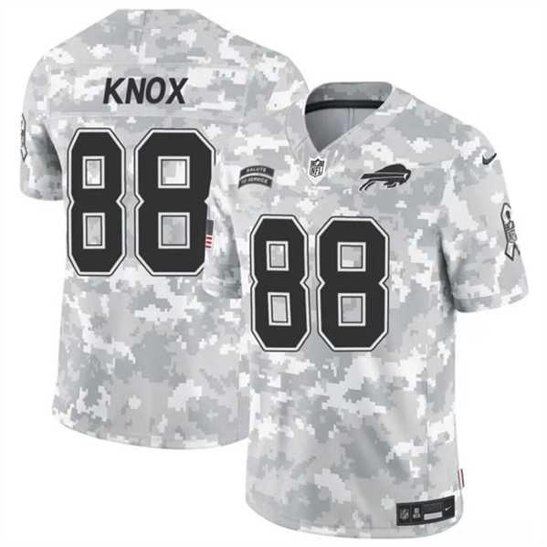 Men%27s Buffalo Bills #88 Dawson Knox 2024 F.U.S.E. Arctic Camo Salute to Service Limited Stitched Jersey Dzhi->buffalo bills->NFL Jersey